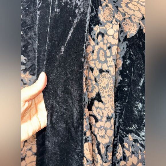 Dream keeper collection womens OS burnout velvet floral kimono drk Fairy witchy - Picture 3 of 9